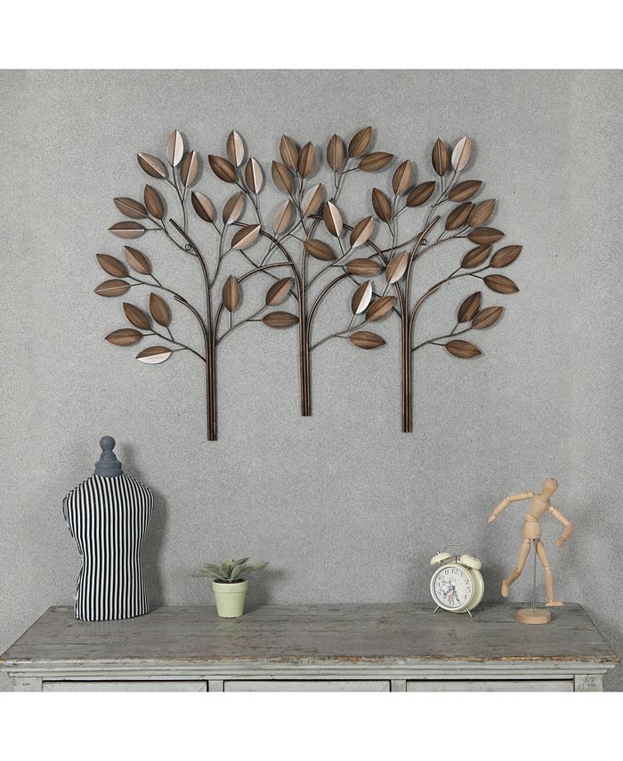 Luxen Home Metal Trees Wall Decor Macy's
