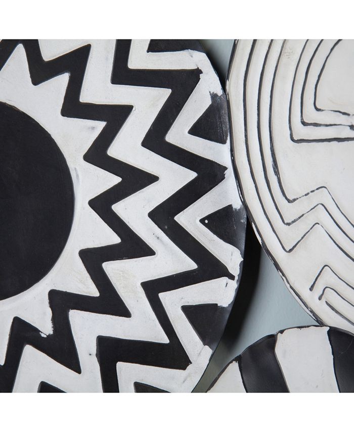 Luxen Home Abstract Metal Wall Art Macy's