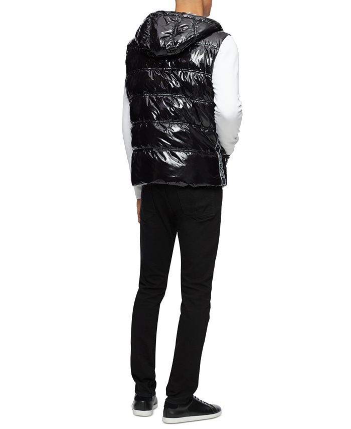 Calvin Klein Men's Hooded Puffer Vest - Macy's
