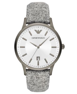 emporio armani grey watch