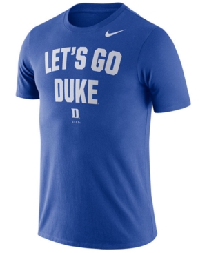 Nike Men's Duke Blue Devils Dri-fit Local Verbiage T-Shirt