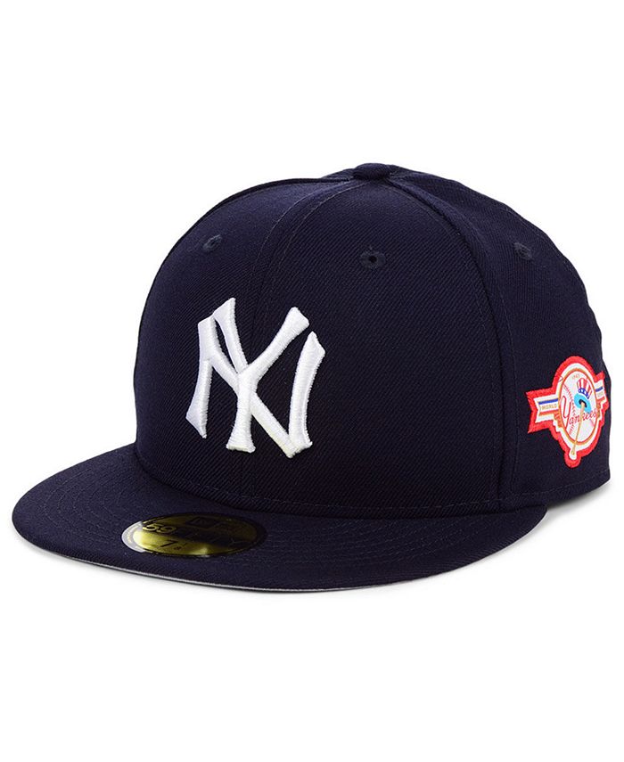 New Era New York Yankees World Series Patch 59FIFTY Fitted Cap ...