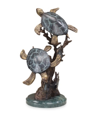 Spi Home Sea Turtle Duet Sculpture In Multi