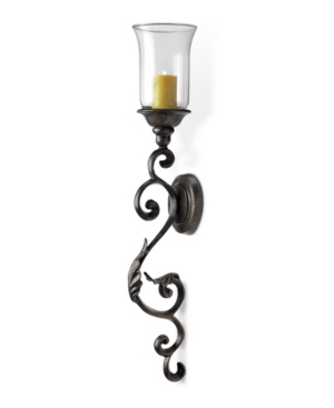 Spi Home Scroll Sconce In Bronze