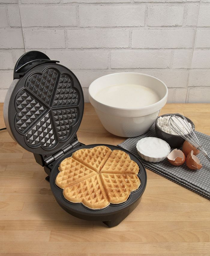CucinaPro Classic Round Heart Waffle Maker Macy's