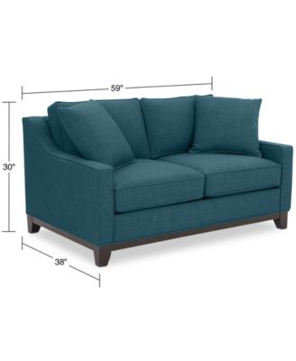 Furniture Keegan 59" Fabric Loveseat, Created for Macy's
