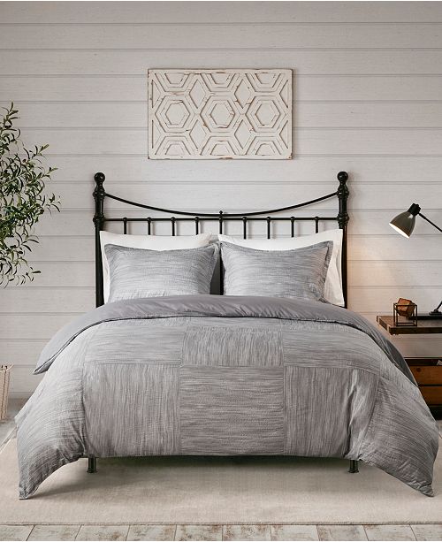 Madison Park Walter Full Queen 3 Pc Printed Seersucker Duvet