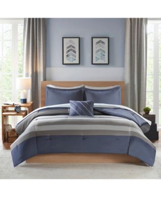 Intelligent Design - Marsden Twin XL 6 Piece Complete Bed Set with Sheet Set