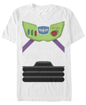 Disney Pixar Men's Toy Story Buzz Lightyear Suit Costume Short Sleeve T-Shirt