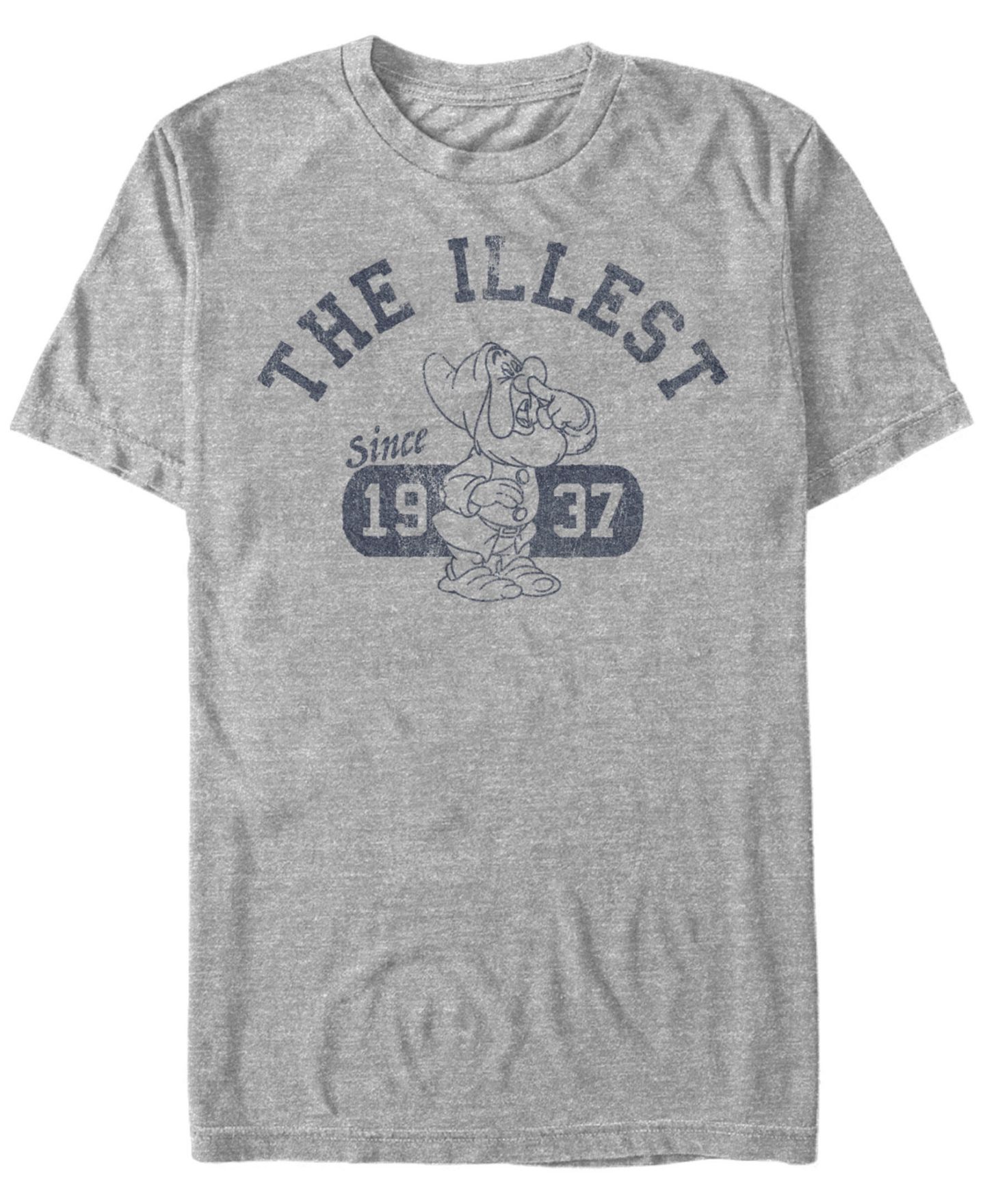 Мужская футболка Fifth Sun Disney Snow White The Illest Sneezy Since 1937 Short Sleeve, цвет: Athletic H — фото 1