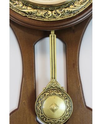 Uniquewise Classic Wood Wall Clock With Swinging Pendulum - Macy's