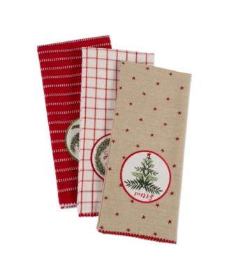 Assorted Noel Embellished Dishtowel Set