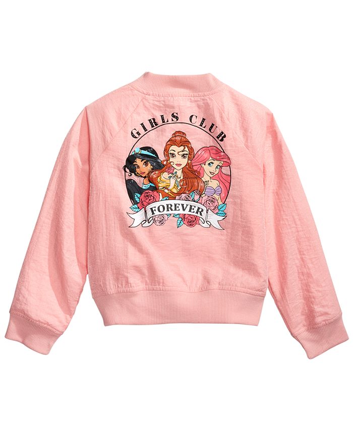 Disney Toddler Girls Princess Girls Club Forever Bomber Jacket