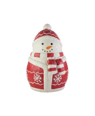 American Atelier - SNOWMAN COOKIE JAR 7.25X7.25X10.5"