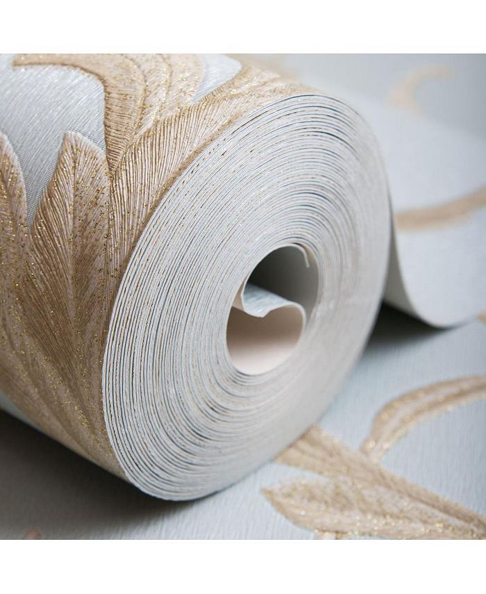 Graham & Brown Graham Brown Oxford Teal and Gold Wallpaper Macy's