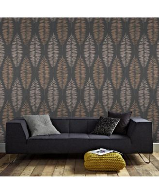 Graham & Brown - Lucia White Silver Wallpaper