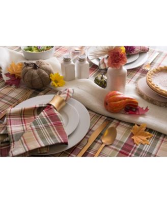 Give Thanks Plaid Tablecloth