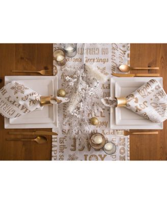 Christmas Collage Table Runner