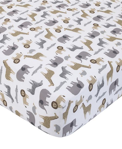 Carter S Cotton Sateen Crib Sheet Multi Safari Reviews