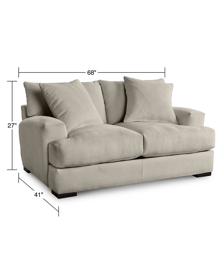 Furniture Rhyder 68" Fabric Loveseat, Created for Macy's Macy's