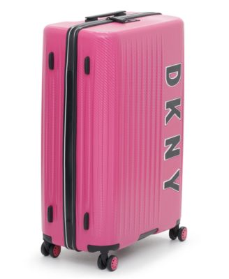 macys pink luggage