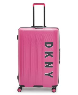 macys pink luggage