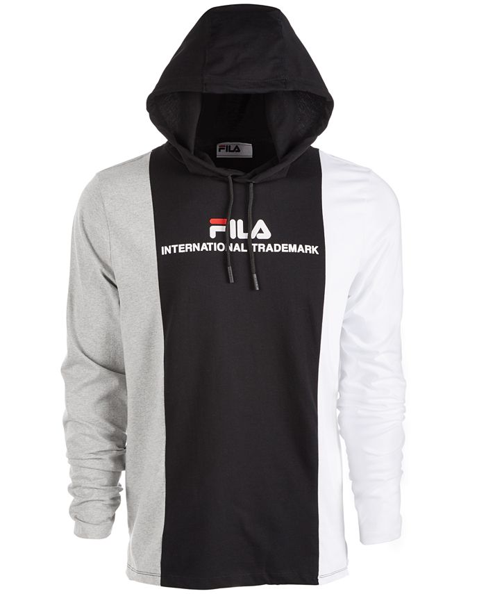 Fila Men's Colorblocked Logo Hoodie & Reviews - T-Shirts - Men - Macy's
