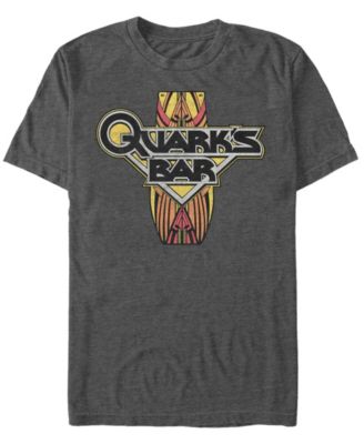 Fifth Sun Star Trek Men's Deep Space Nine Quarks Bar Logo Short Sleeve 
