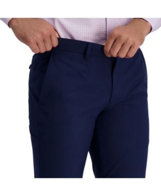 Louis Raphael Comfort Stretch Solid Skinny Fit Flat Front Dress Pant