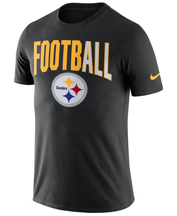 Nike Men's Pittsburgh Steelers Dri-Fit Cotton Football All T-Shirt - Macy's