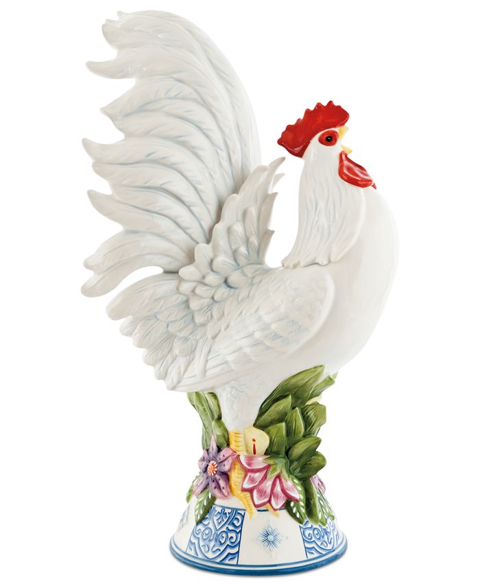 fitz and floyd global market rooster figurine