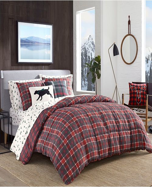 Eddie Bauer Timber Tartan Red Comforter Set King Reviews