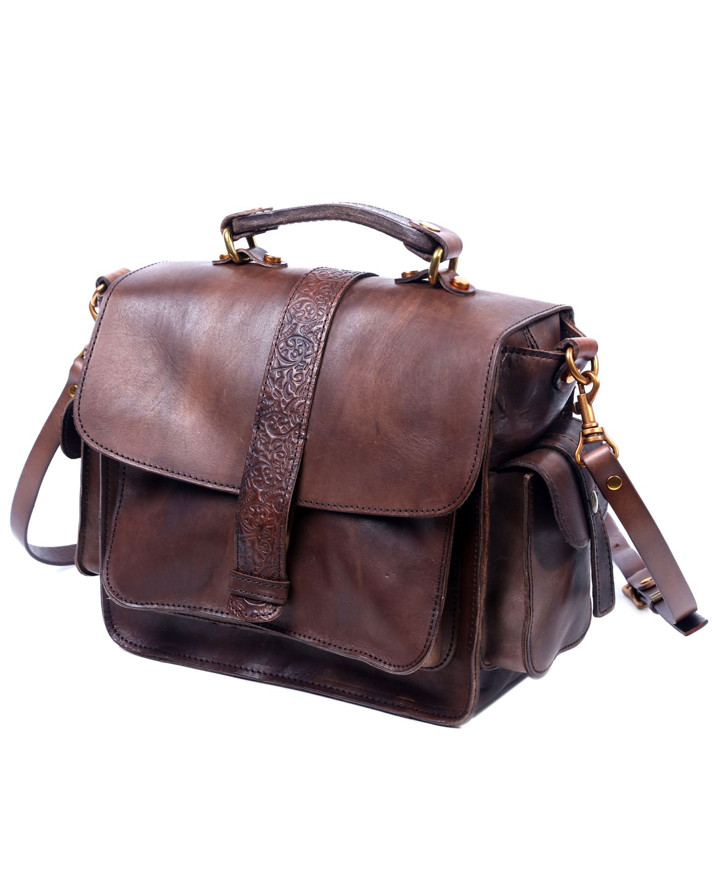 Женская сумка OLD TREND Genuine Leather Valley Breeze Crossbody, цвет: Серо-коричневый — фото 1