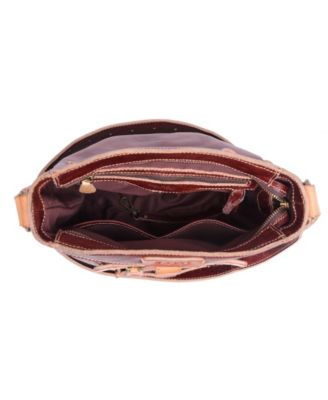 Women's Genuine Leather Leeds Castle Crossbody Bag