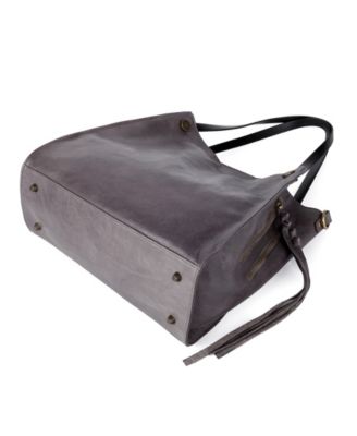 Women's Genuine Leather Daisy Tote Bag