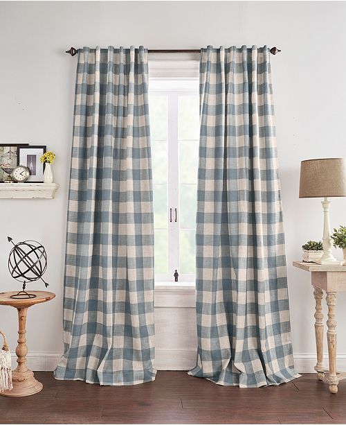 Elrene Grainger Buffalo Check 52 X 84 Blackout Window Curtain