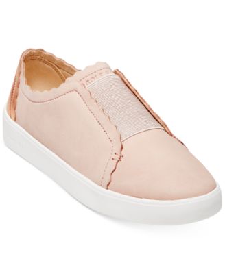 cole haan scalloped slip on sneaker