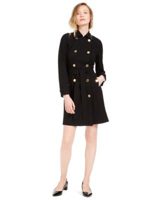 calvin klein military coat dress