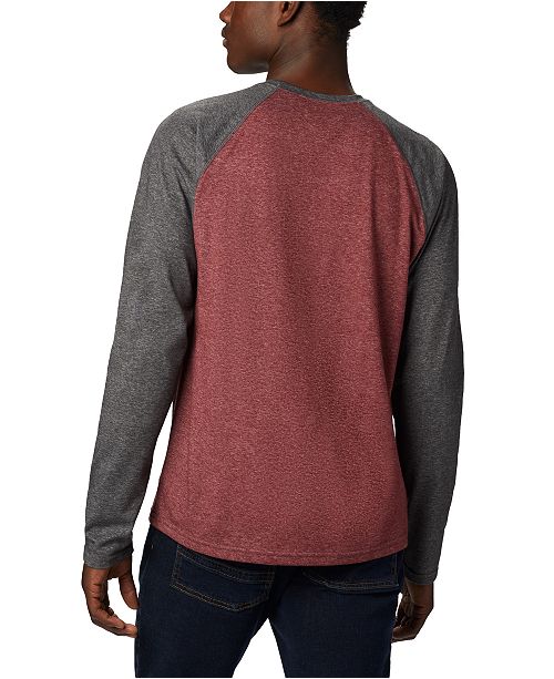 Columbia Men's Thistletown Park Raglan Shirt Green Size 2XL