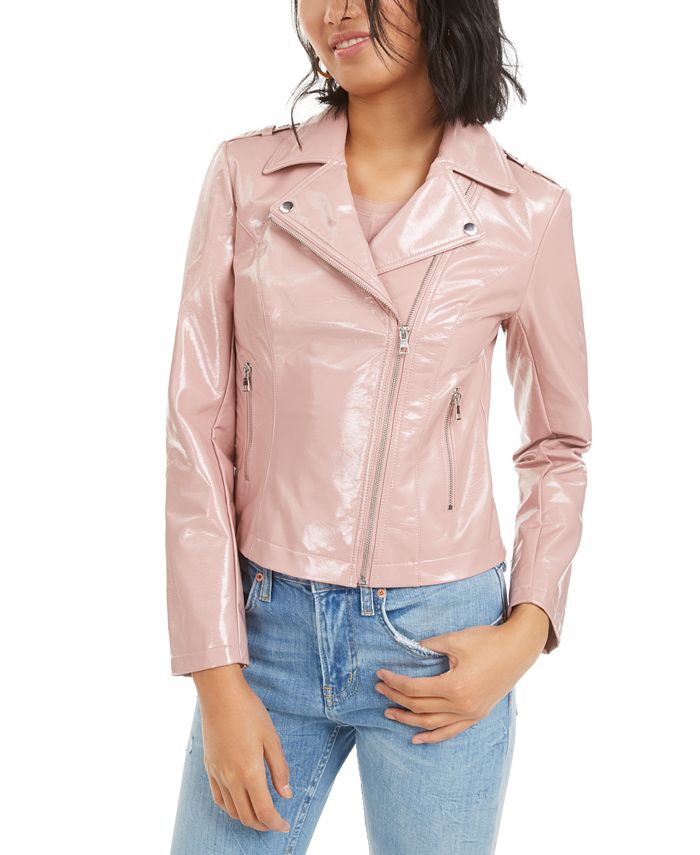 Bar III FauxLeather Moto Jacket, Created for Macy's Macy's