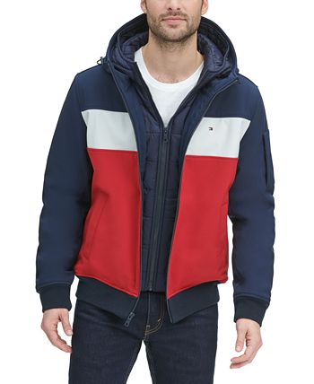 Tommy Hilfiger Soft-Shell Hooded Bomber Jacket with Macy's