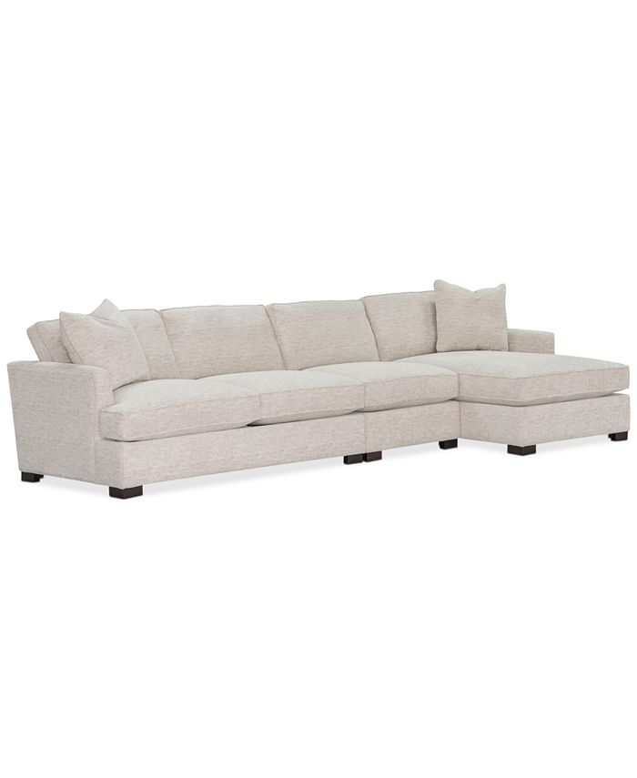 Furniture CLOSEOUT! Juliam 3Pc. Fabric Sofa with Chaise, Created for