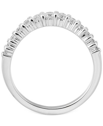 Macy's - Diamond Contoured Band (1/2 ct. t.w.) in 14k Gold