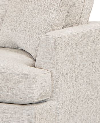 Furniture - Juliam 3-Pc. Fabric "L" Shape Sectional Sofa
