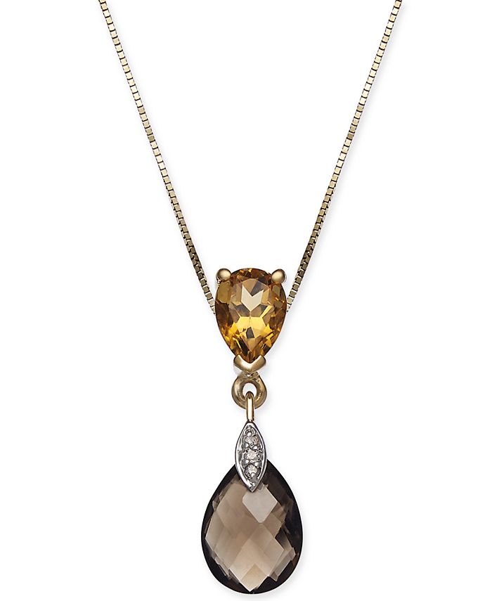 Macy's gemstone necklaces clearance