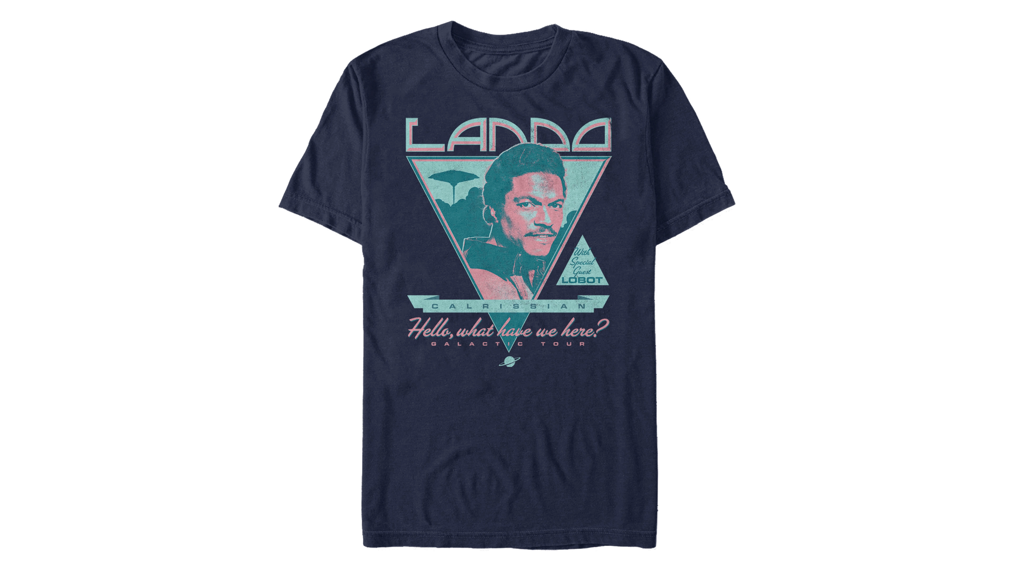 Star Wars Men's Classic Lando Calrissian Galactic Tour Short Sleeve T-Shirt