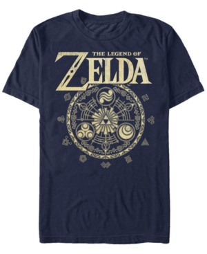 Nintendo Men's Legend of Zelda Magic Circle Vector Short Sleeve T-Shirt