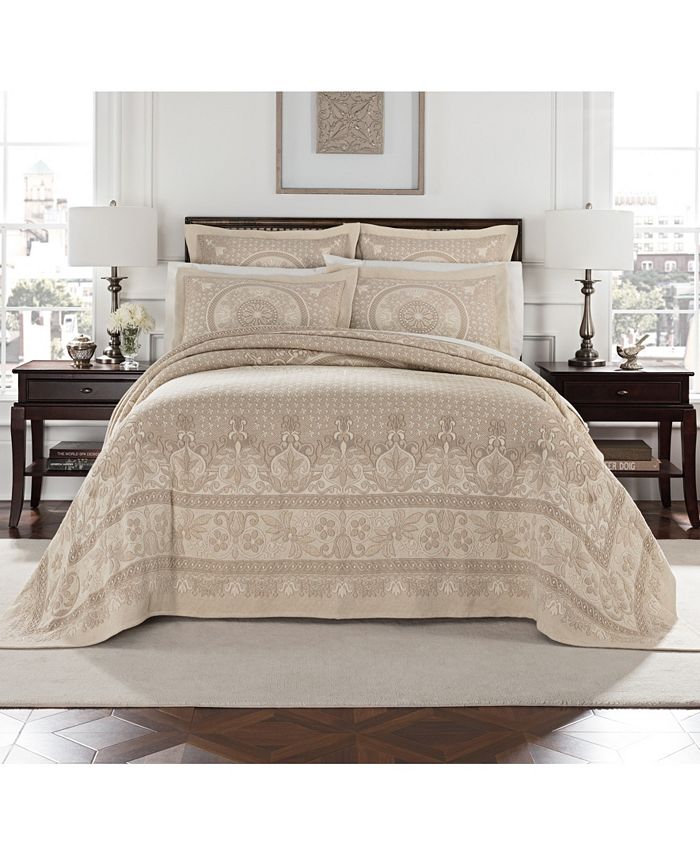 Williamsburg Basset Matelasse Queen Coverlet Macy's