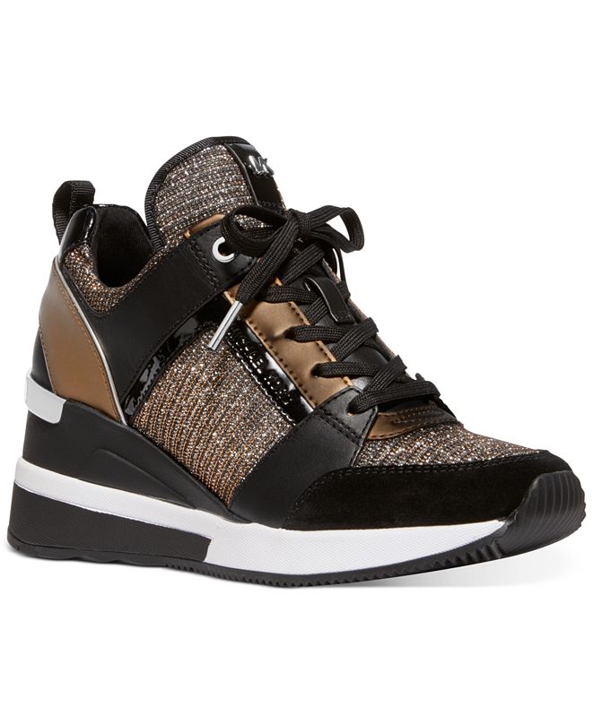Michael Kors Georgie Trainer Wedge Sneakers & Reviews - Athletic Shoes ...