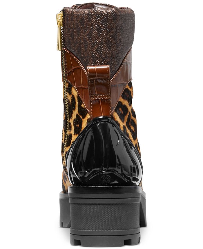 michael kors khloe lace up bootie